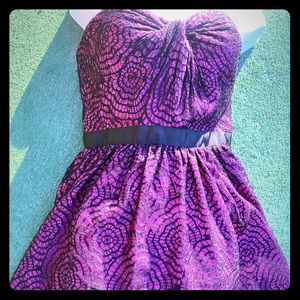 Misss dress size 4  color purple/pink/black